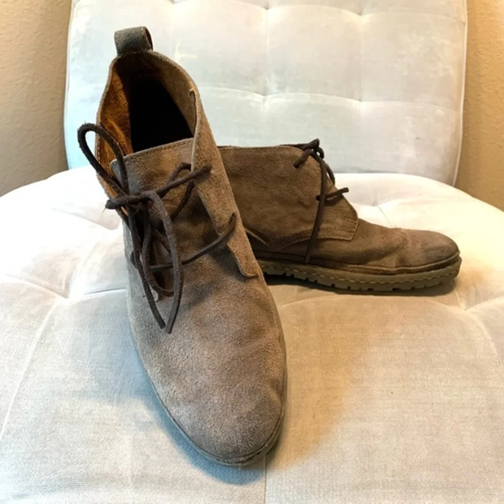 Born Brown Grey Suede Leather Elk II Men’s Chukka Boots Size 11.5